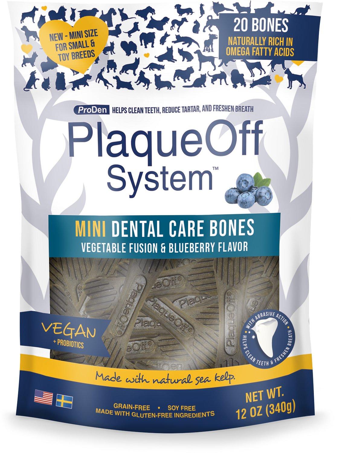 ProDen PlaqueOff System Mini <b>Dental Care</b> Bones Vegetable Fusion ...