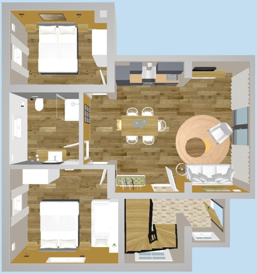 Apartment 4 mit 2 Schlafzimmern