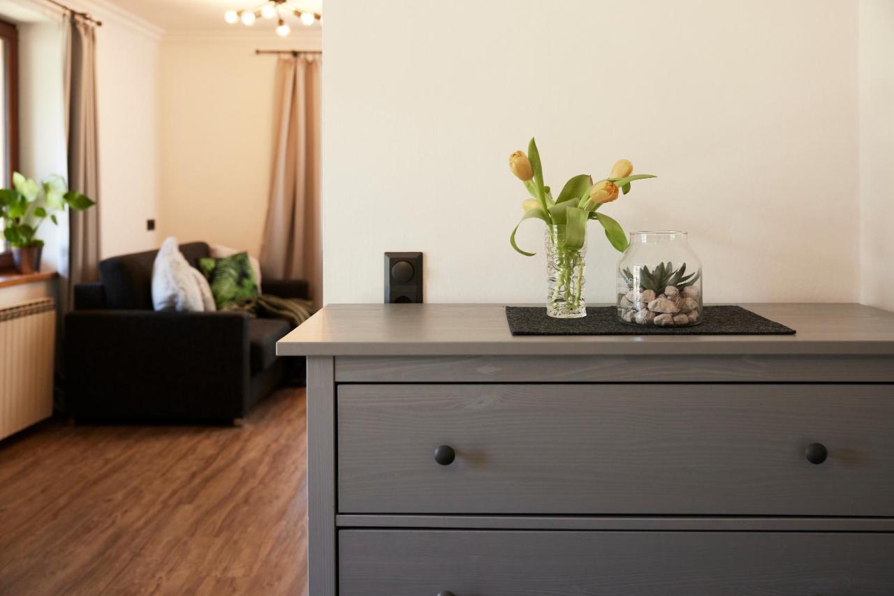 Apartment mit Gartenblick