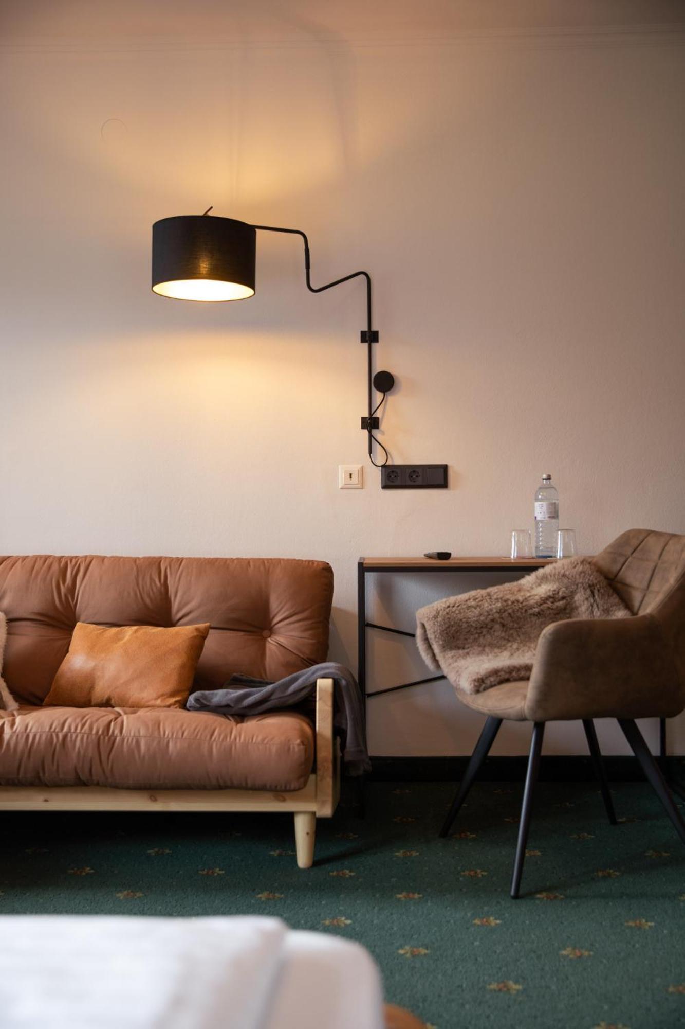 Dreibettzimmer mit Bergblick