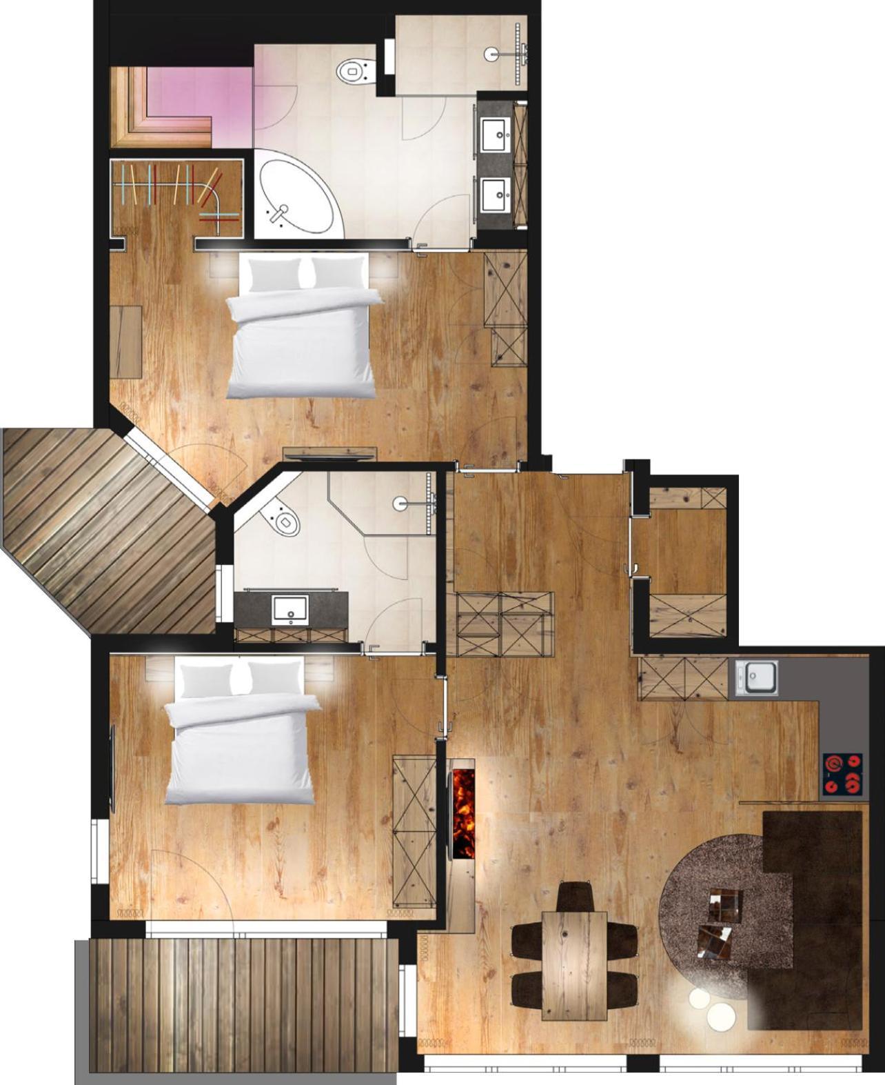 Superior Appartement met Sauna