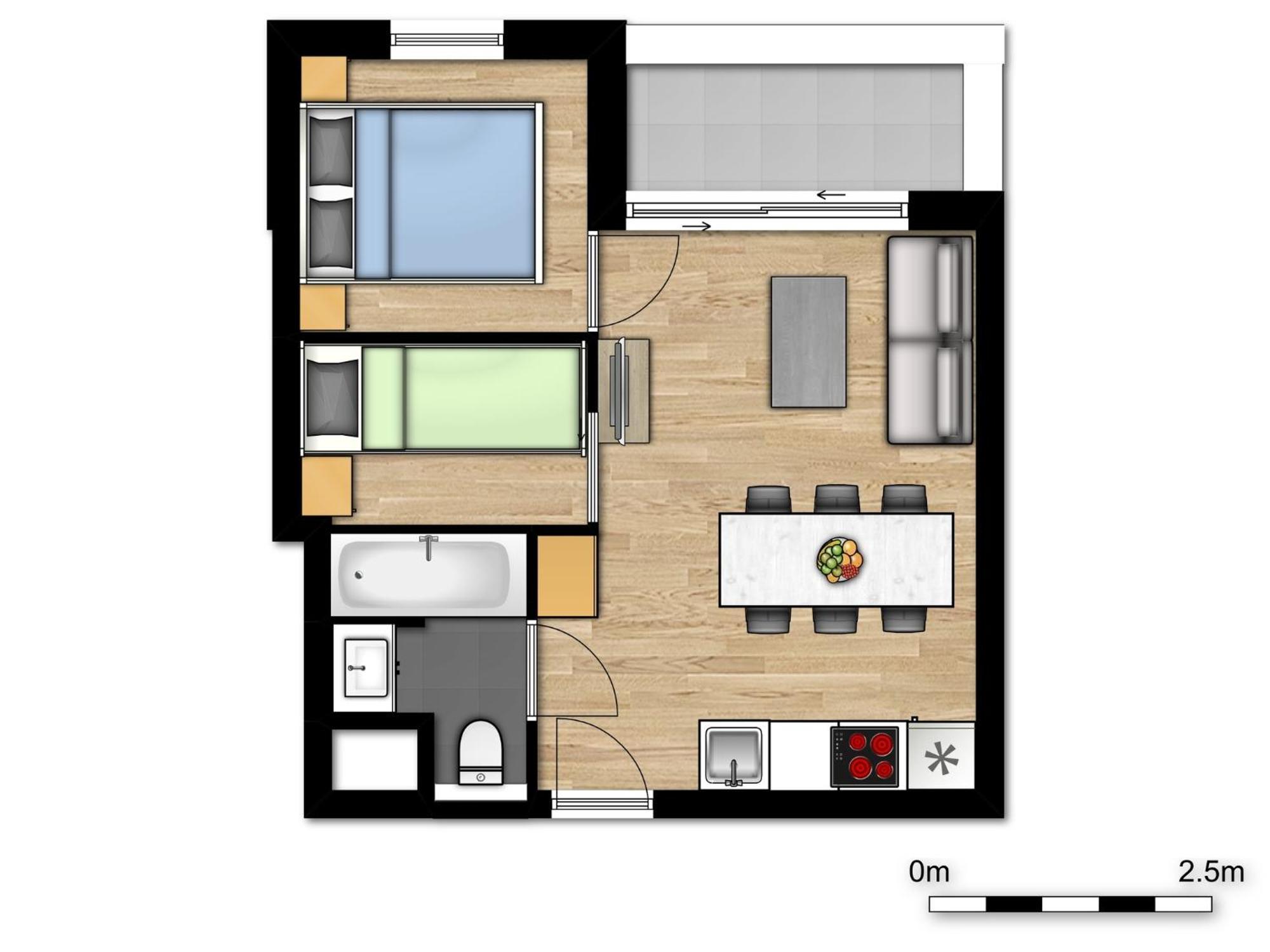 Spacious Familie Suite 