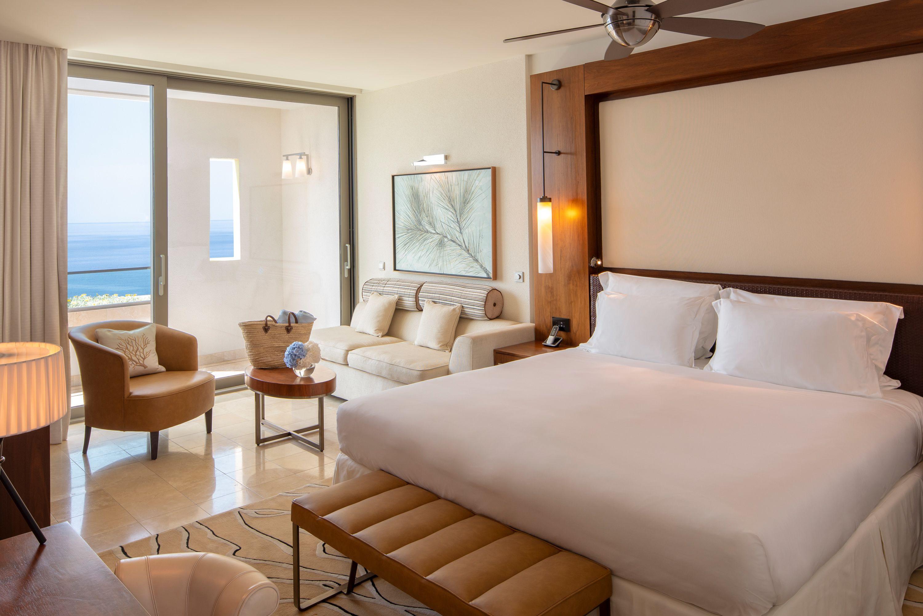 Habitación Doble Deluxe con vistas al mar Mediterráneo