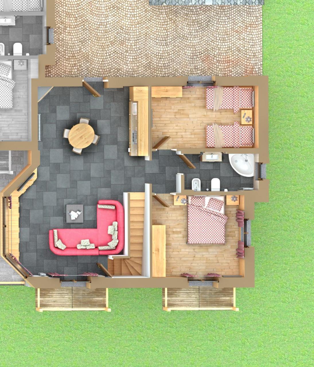 Four-Bedroom Apartment with Terrace,737626738:JPEG