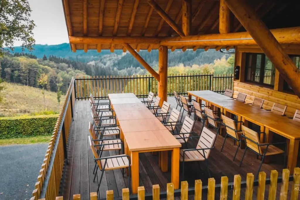 La Harde 31 pers Malmedy, vue, wellness, jardin-1