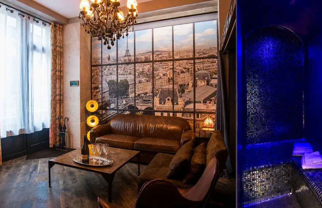 Luxury Industrial Suite With Private Hammam At Paris Montparnasse-1