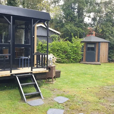 Pipowagen Bed bij Bos-3