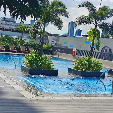 Manhattan Plaza Tower 2 With Balcony, Mini Karaoke, Pool, Can Cook-2