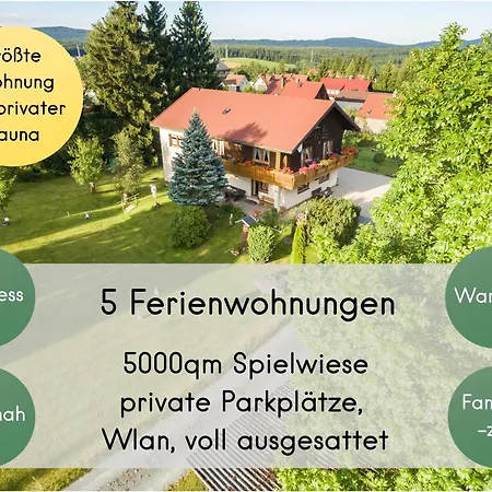 Gästehaus Philipp im Herzen des Fichtelgebirges - 5 Ferienwohnungen, großes Grundstück, Wald und Wiese, Wohnung mit privater Sauna, kostenfreie Parkplätze, WLAN-2