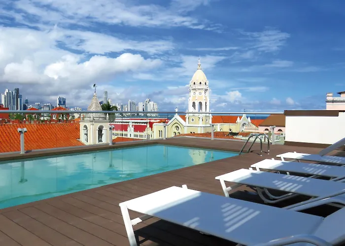 Jacuzzi-Hotel: Central Hotel Panama Casco Viejo