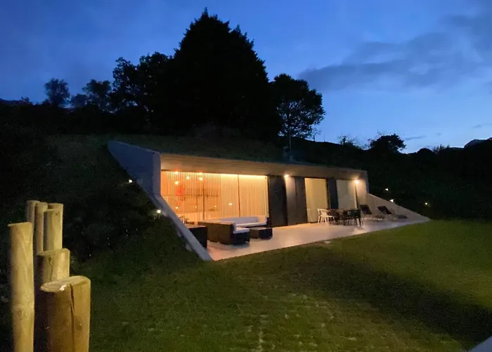 La Casa De Hierba - Casa De Campo De Diseño Con Jardín Y Wifi Cerca De Las Playas De