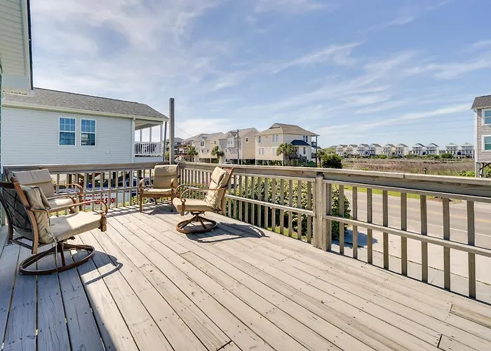 Charming Surf City Beach House - Walk To Ocean!