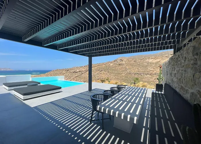 Black And White Villas Ftelia - Mykonos