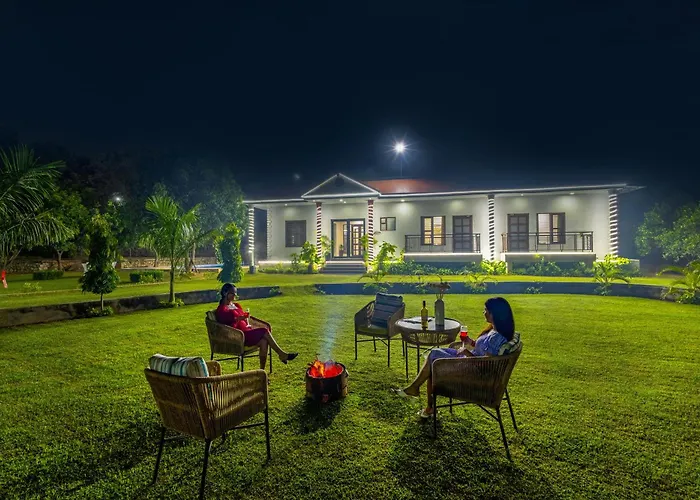 Private Villa: Alaya Stays 5 Bhk Pet Friendly With Pvt Pool - Ashirwad Farms