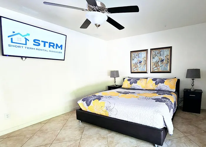 Quiet House With Pool Heater, Patio, Bbq, Citrus