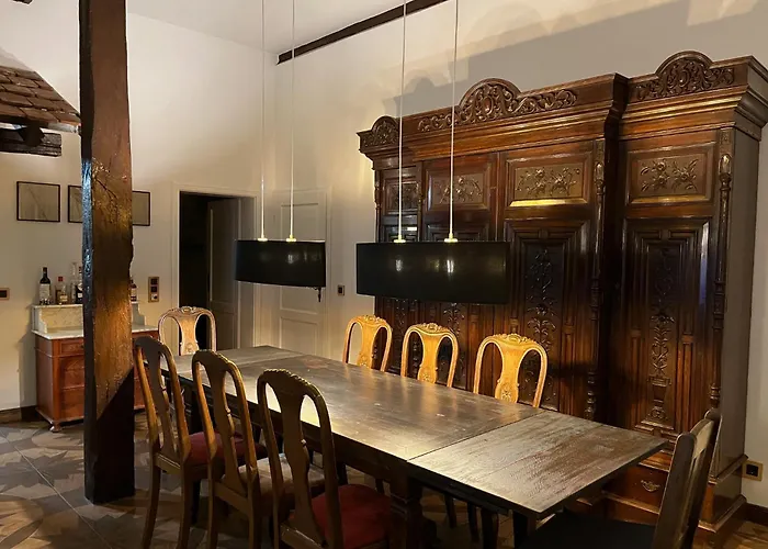 Kunsthaus am Hafen - umzäunter Garten, Sauna im Haus