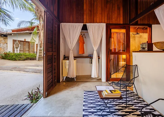 Hotel com piscina: La Cozinha Bungalow