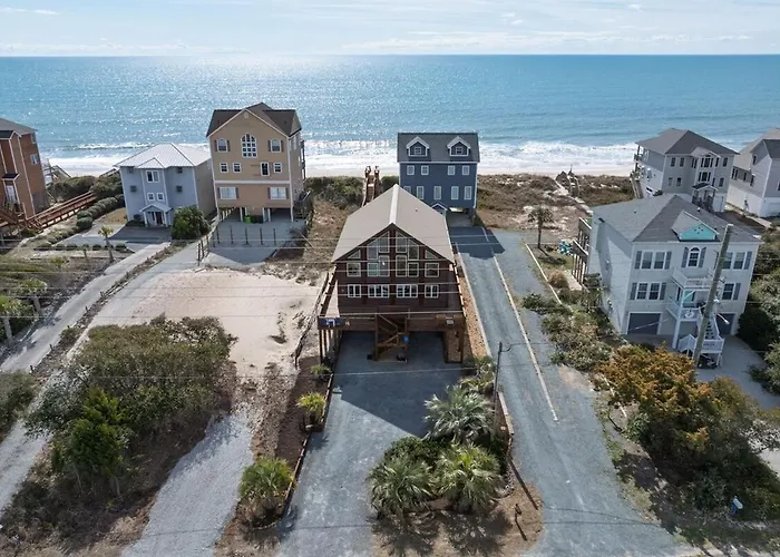 Boomerang- Oceanfront Log Cabin In North Topsail