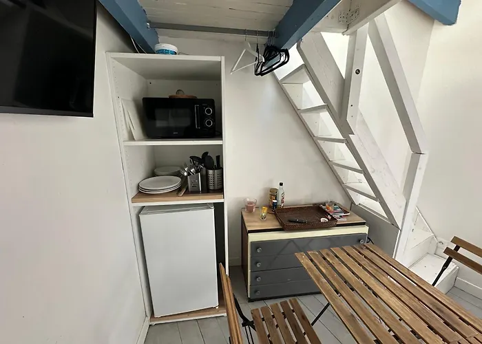 ECO STUDIOS mezzanine wifi stationnement rue gratuit terrasse dans jardin