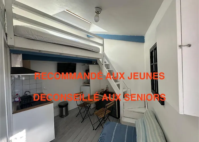 ECO STUDIOS mezzanine wifi stationnement rue gratuit terrasse dans jardin