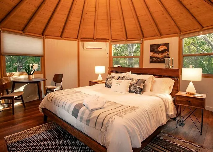 Gorgeous Glamping Yurt For A Unique Romantic Getaway Near Austin