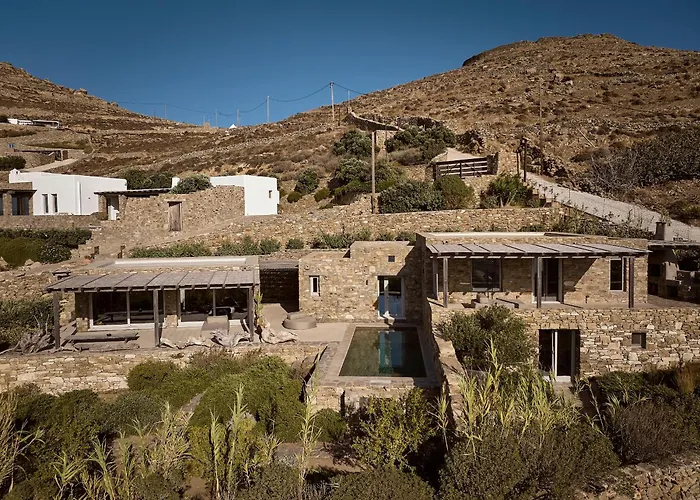 Villa Amra - Secluded Mykonos Haven With Sea Views, Heated Pool, Gym & Hammam