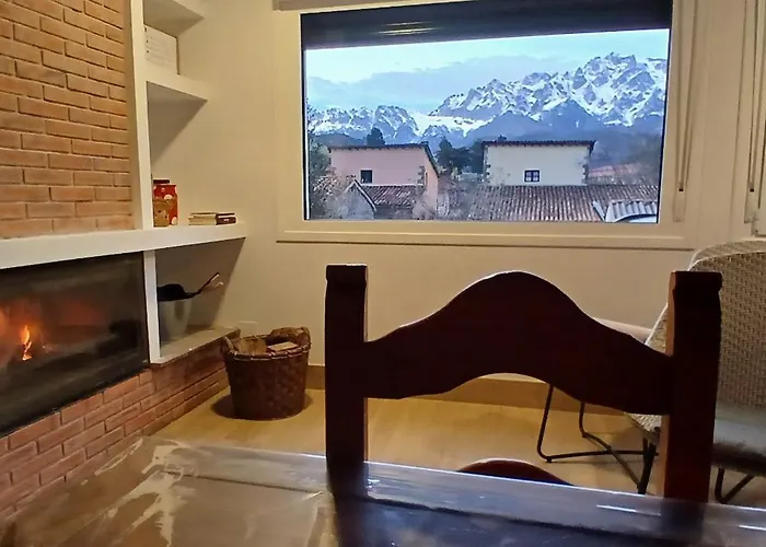 Frente a los Picos de Europa