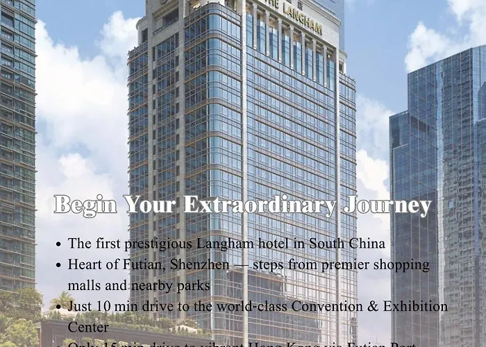 Hotel with pool: The Langham, Shenzhen