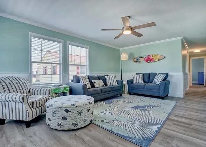 Surf City Getaway- 3Br Sunets, Bbq Grill & Games