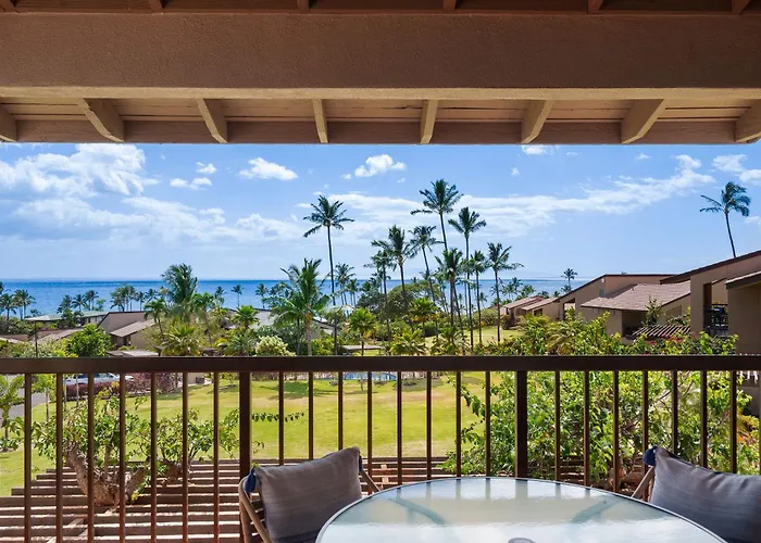Wailea Ekahi 12D - Budget Friendly Ocean View Studio W/ Lanai, Kitchen, Wd, & Ac