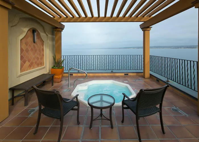 Hot Tub in Room Monterey Bay Inn