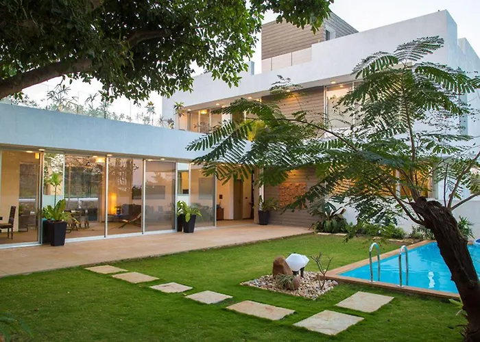 Holidays home El House By Stayvista - Unwind In A With Pool And Lush Lawn